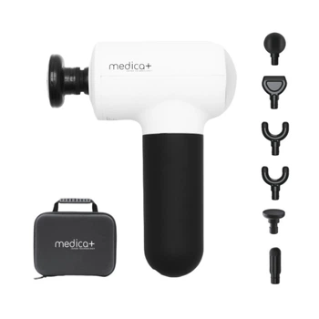 Перкусійний масажер для тіла і м'язів Medica+ MassHand Pro 4.0 White