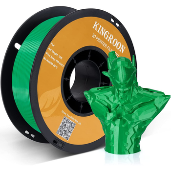 Филамент (пластик для 3D принтера) Kingroon PLA NPLA007-ZX 1,75мм 1 кг Green