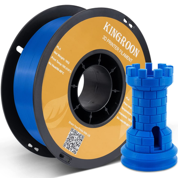 Филамент (пластик для 3D принтера) Kingroon PLA NPLA006-ZX 1,75мм 1 кг Blue