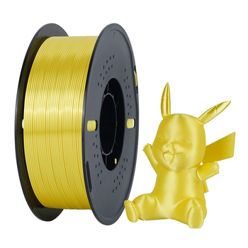 Филамент (пластик для 3D-принтера) Silk PLA NSC002 Kingroon 1,75 мм 1 кг Yellow