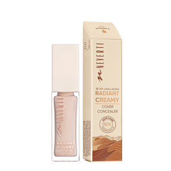 Консилер для лица стойкий Neverti Radiant Creamy Cover Conealer с витамином Е 10 мл (NP303), 002 Vanilla Кремовый