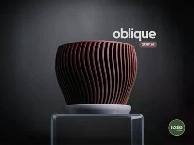 Горщик для вазона oblique planter 3д печать