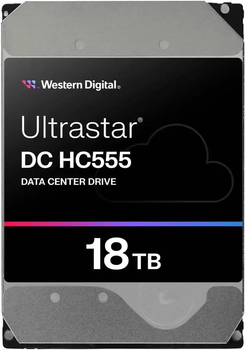 Жорсткий диск Western Digital Ultrastar HC555 18TB 7200rpm 512MB 3.5" SATA (0B48723)