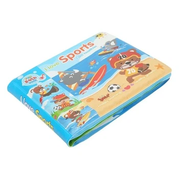 Игрушка для купания BamBam книга Зверята и спорт (432484)