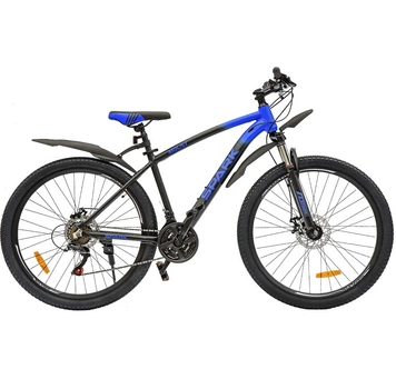 Велосипед AL 27.5" Spark Mount, рама 17" чорно-синій (218765)