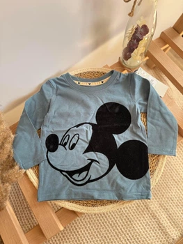 Кофта бавовняна для хлопчиків Primark 80 см з Міккі Маусом синя