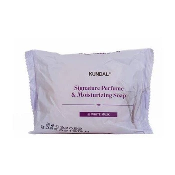 Парфюмированное мыло Kundal Signature Perfume Moisturizing Soap White Musk для тела "Белый мускус" 85 г