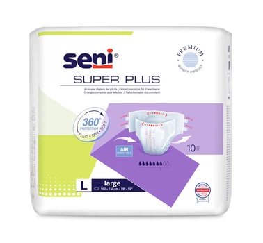 Подгузники для взрослых Seni Super Plus-3 large 10 шт