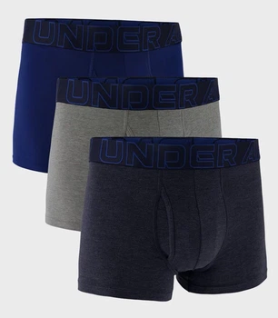 Трусы-боксерки мужские Under Armour Ua M Perf Cotton 3In LG синій, сірий, темно-синій 1383891-410