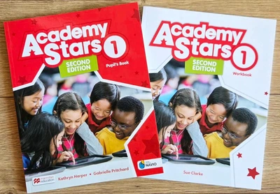 Комплект Academy Stars (Second Edition) 1 Pupil's Book with Navio App and Digital + Workbook. Kathryn Harper / Учебник + тетрадь. ISBN: 9781035100033/ 9781035100057