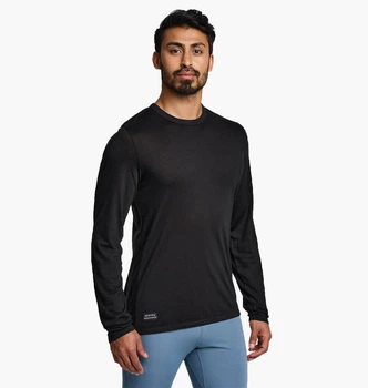 Лонгслив Saucony Peregrine Merino Long Sleeve Black SAM800362-BK XL
