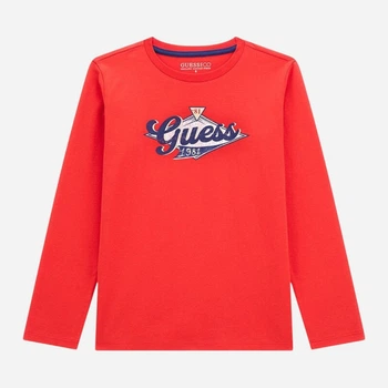 Подростковый лонгслив для мальчика Guess 921765411 140 см Красный (1159841308)