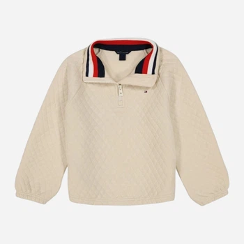 Підлітковий світшот для дівчаток Tommy Hilfiger 620699306 140 см Бежевий (1159840631)