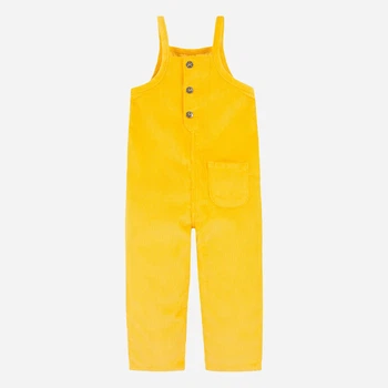 Детский вельветовый полукомбинезон для девочки Levi`s 521167318 68 см Желтый (1159841149)
