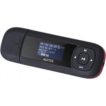 MP3-плеєр AGPTEK U3 USB-накопичувач Black (R403813082025)