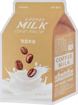 Восстанавливающая маска против морщин 21 г A'pieu Coffee Milk One-Pack