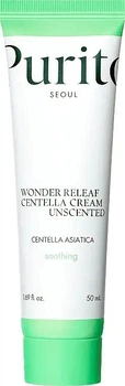 Заспокійливий крем із центелою без олій 50 мл Purito Seoul Wonder Releaf Centella Cream Unscented