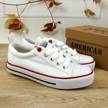 Білі дитячі кеди American Club (482/22) Розмір 34, 21.5 см