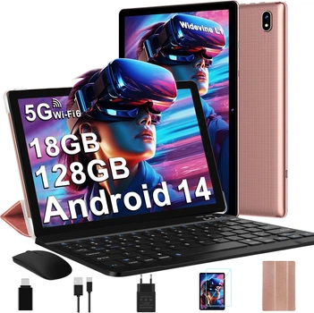 Планшет 10.1" DMOAO D3 4+14/128Gb 8 ядер Android 14 6000 mAh Rose gold