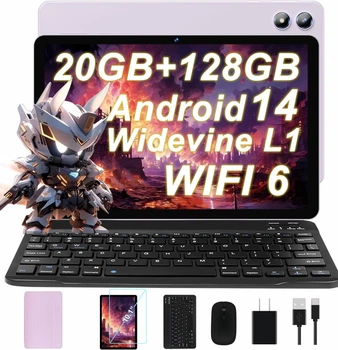 Планшет 10.1" JUEDUR R700 6+14/128Gb 8 ядер Android 14 6000 mAh Фиолетовый Б/В