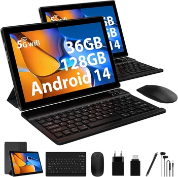 Планшет 10.1" Foruser L211 12+24/128Gb 8 ядер Android 14 8000 мАч Черный Б/В