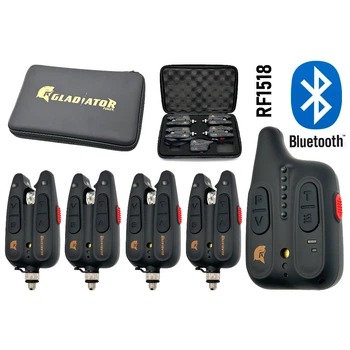 Набор сигнализаторов GLADIATOR BL1518 Black 4 штуки с пейджером Bluetooth радиус действия до 150 м (BL1518)