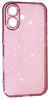 Чохол Clear Shine на Apple iPhone 16 / рожевий