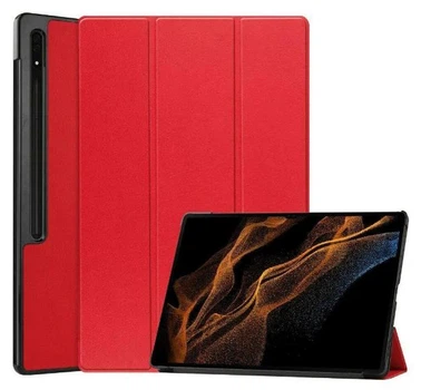 Чохол Smart Case на Samsung Galaxy Tab S9 Ultra (14.6") / чохол для планшета з функцією підставки / (червоний)
