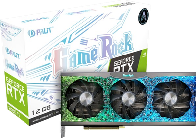 Відеокарта GeForce RTX 3080 Ti 12GB Palit GameRock OC (NED308TT19KB-1020G) Б/В