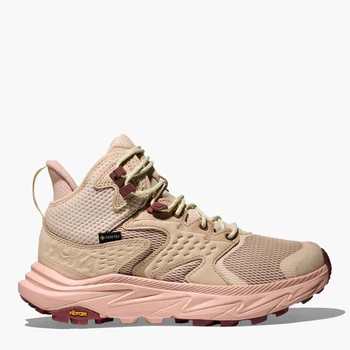 Жіночі демісезонні черевики високі для туризму з Gore-Tex HOKA ONE ONE W Anacapa 2 Mid Gtx 1142831F-OSL 38 (6.5US/5UK) 23.5 см Рожеві (198605132490)