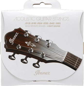 Струны для акустической гитары Ibanez IACS6C Acoustic Guitar Strings 12-53