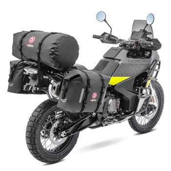 Мотоциклетні сідельні сумки з рулонною сумкою Bagtecs WP8+RB50 Dry Bag 110 літрів DPLB3