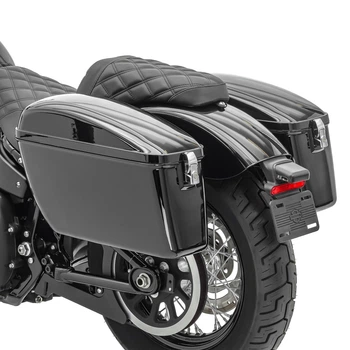 Комплект бокових кофрів Honda Rebel 500 CMX/Shadow 750 Black Spirit/VT 750 S Craftride Dallas по 23 л
