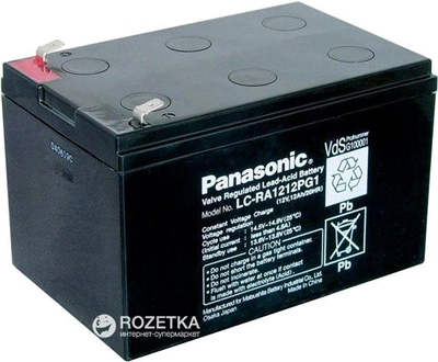 Аккумуляторная батарея Panasonic 12V 12Ah (LC-RA1212PG1)
