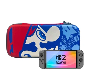 Жесткий защитный кейс Super Mario для игровой приставки Nintendo Switch 2