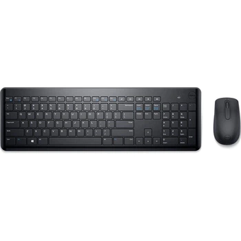 Комплект (клавіатура, миша) бездротовий Dell KM3322W Black (580-AKGK)