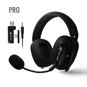 Навушники Attack Shark L80 Pro бездротові Bluetooth та 2.4G ігрові для ПК, PS, Switch, телефону - Чорні