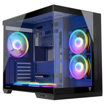 Корпус Modecom volcano panorama apex argb 5f midi grey без БЖ ATX