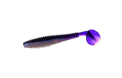 Виброхвост Flagman MYSTIC FISH FAT 3.8" #0531 Violet/Pearl White