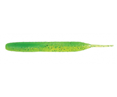 Набір силіконових приманок Keitech Sexy Impact 2.8" 424 Lime Chartreuse 12шт