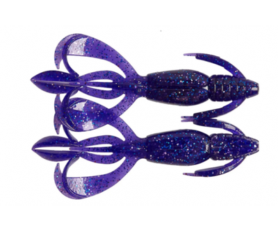 Набор силиконовых приманок Keitech Crazy Flapper 2.4" #04 Violet 10шт