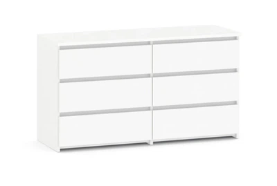 Комод Mebel Service Brukline 6Ш Белый 100,6х35,2х56,5 см
