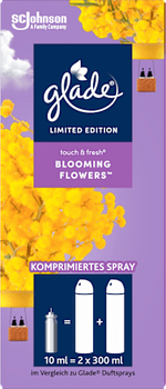 Glade Освіжувач повітря міні-спрей Touch & Fresh Blooming Flowers Refill Pack 10 мл