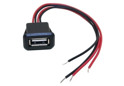 Разъем USB 2.0 Черный 4 pin