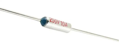 Термопредохранитель RY-142, 142°C, 10А, 250V невосстанавливающийся
