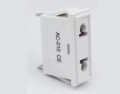 Розетка сетевая 2pin 10А мама, белая