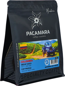 Кофе в зернах PACAMARA Colombia Decaf Cauca 250 г (4820287550281)
