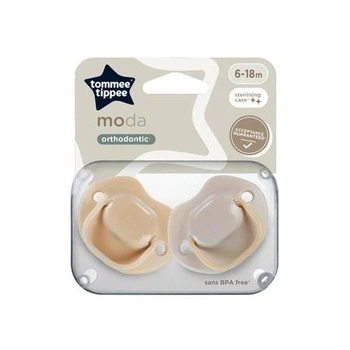 Пустышка Tommee Tippee MODA Orthodontic 6-18 мес 2 шт (TT0498)