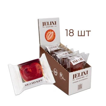Мармелад Jelini Полуниця 18 шт