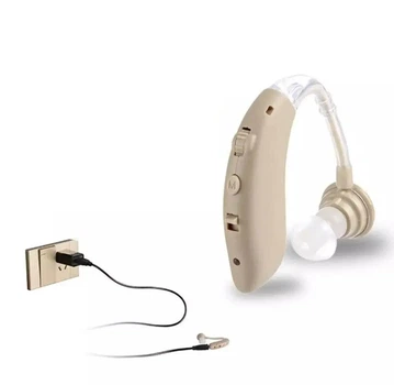 Слуховой аппарат Axon аналоговый аккумуляторный усилитель слуха с функцией Bluetooth Бежевый (2494304774)